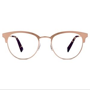 EUC Warby Parker Blair Rose Gold (fit: Medium)